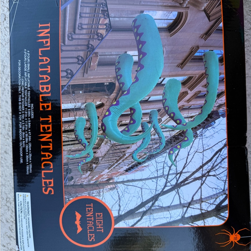 Inflatable tentacles Halloween decoration